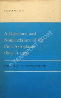 Book cover of A Directory and Nomenclature of the First Aeroplanes 1809 -1909 by GIBBS-SMITH, Charles H.